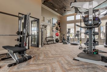 Fitness Center With Modern Equipment at Westerly Apartments, Littleton, Colorado